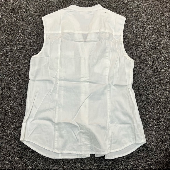 Michael Kors White Sleeveless Blouse - Picture 6 of 7